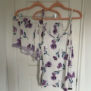 Jersey Swing Sleeveless Sleep Cami & Super Soft Lace Trim Short